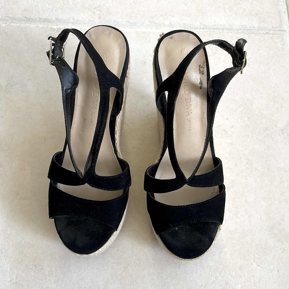 WEDGE ESPADRILLE SANDALS